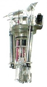 Internal view of a cold fusion cell.