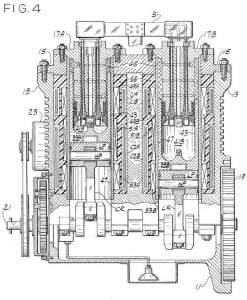 Cross-section from Papp patent; watch historical video at pappengine.com